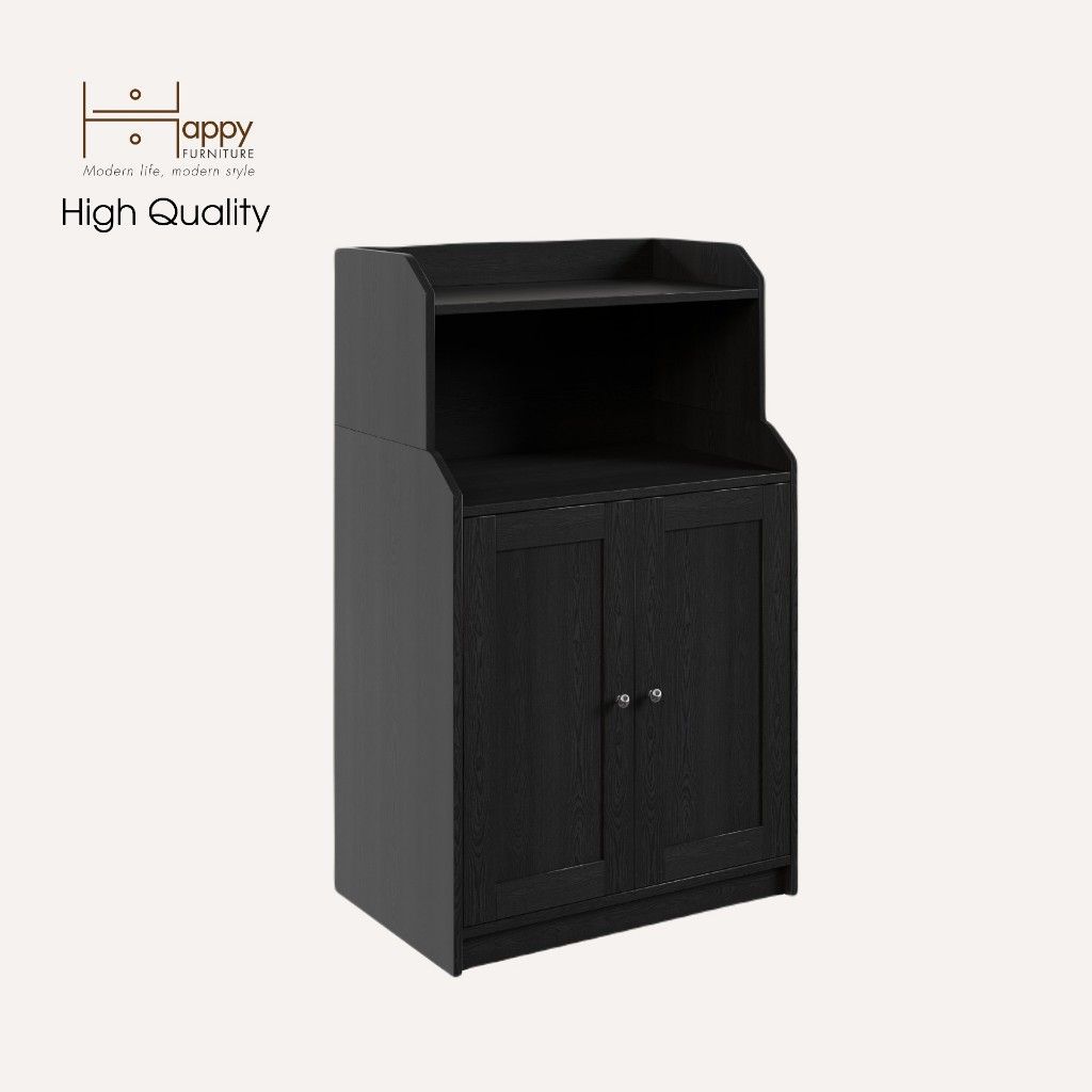 HAPPY FURNITURE , Tủ cửa mở 3 ngăn đựng đồ - CANA , TCM_001 , 70cm x 46cm x 116cm
