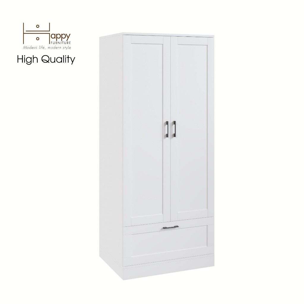 HAPPY FURNITURE , Tủ treo quần áo tiện dụng - SALY , TCM_010 , 76cm x 56cm x 180cm