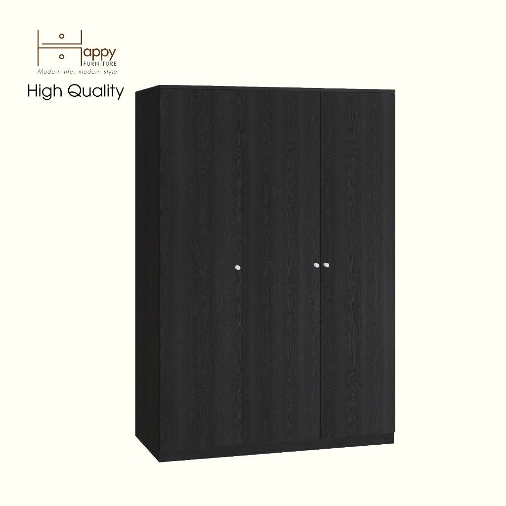 HAPPY FURNITURE , Tủ quần áo 3 cánh mở - OLA , TCM_082 , 120cm x 54cm x176cm