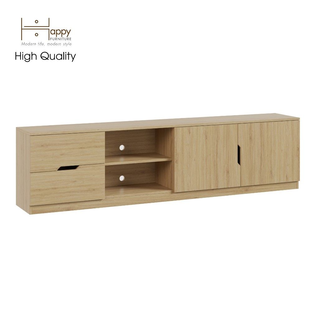 HAPPY FURNITURE , Kệ Tivi nhiều ngăn - DASH , KTV_007 , 210cm x 35cm x 54cm