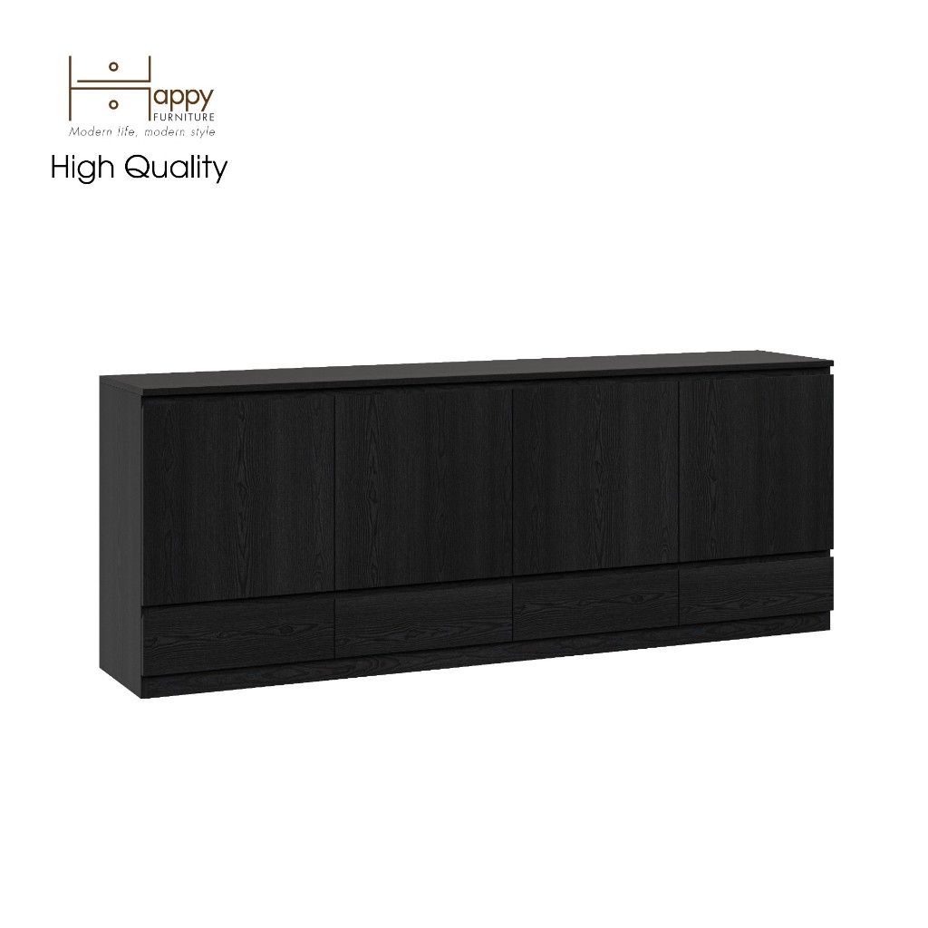 HAPPY FURNITURE , Tủ lưu trữ 4 cánh mở - OLA , TCM_076 , 180cm x 40cm x 76cm