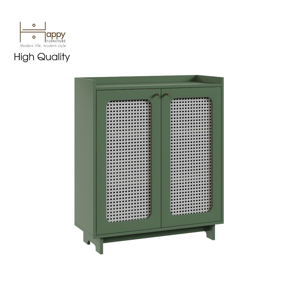 HAPPY FURNITURE , Tủ giày 2 cánh mở - MEYDAN , TCM_056 , 85cm x 34cm x 100cm