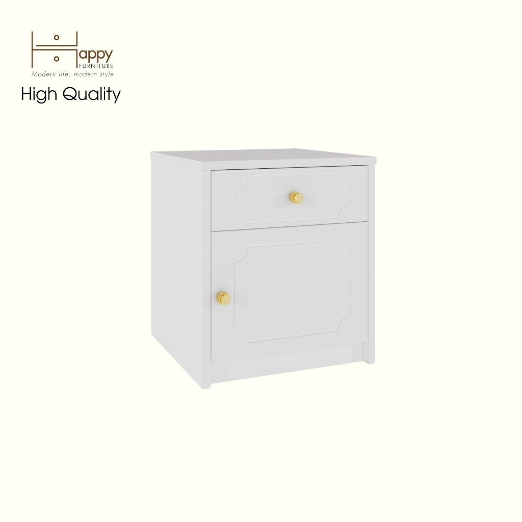 HAPPY FURNITURE , Táp đầu giường 1 cửa mở - NERIS , TCM_144 , 40cm x 40cm x 45cm