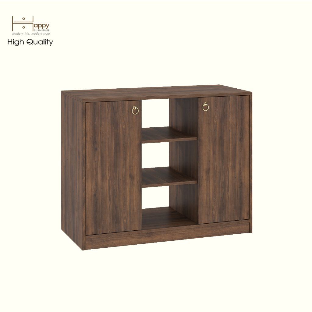 HAPPY FURNITURE , Tủ lưu trữ 2 cửa mở - MERI , TCM_255 , 100cm x 45cm x 80cm DxRxC