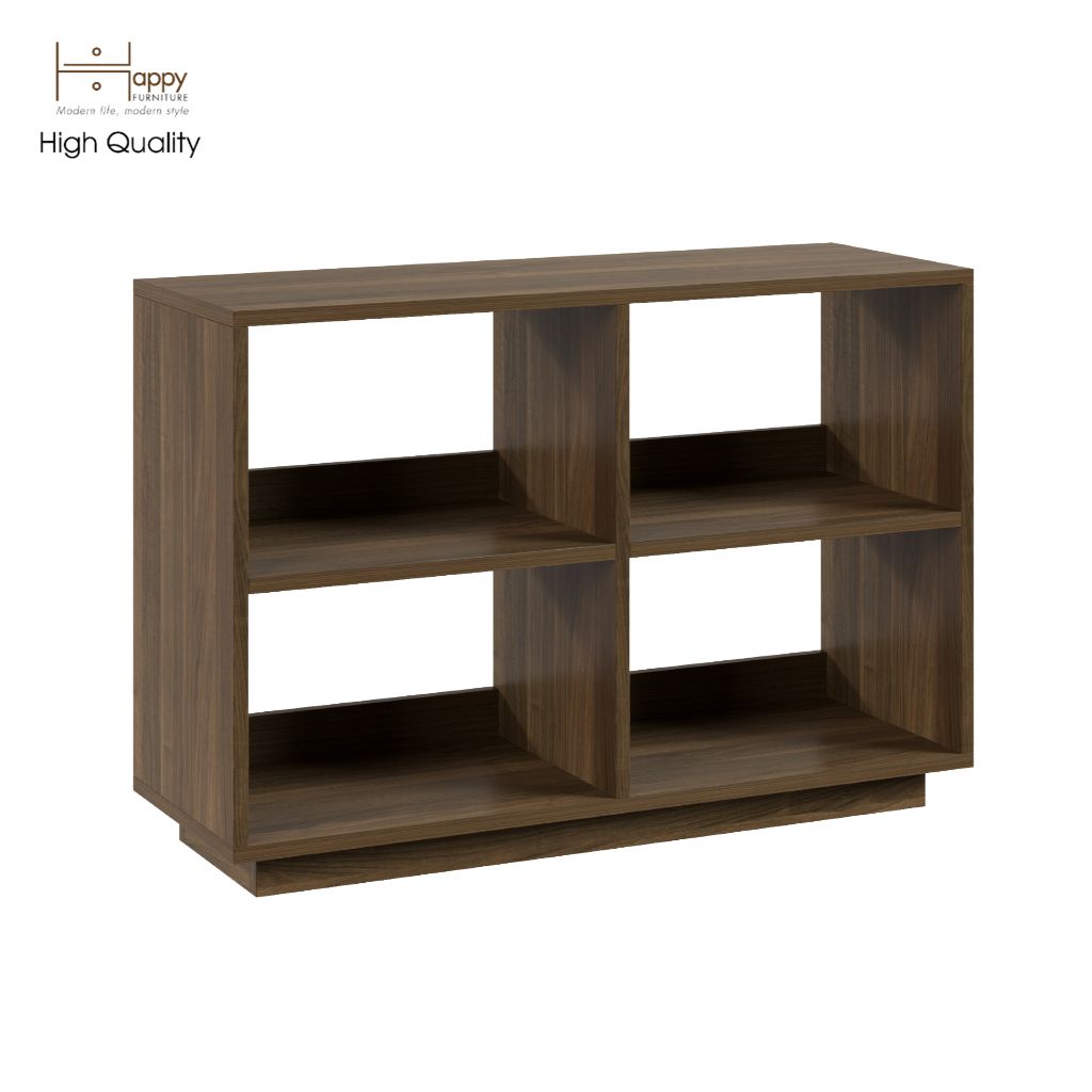 HAPPY FURNITURE , Kệ sách 4 ngăn - ZANE , KSA_035 , 90cm x 32cm x 62cm