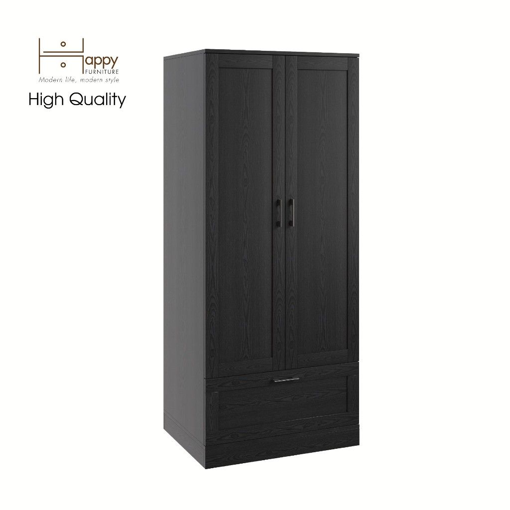 HAPPY FURNITURE , Tủ treo quần áo tiện dụng - SALY , TCM_010 , 76cm x 56cm x 180cm