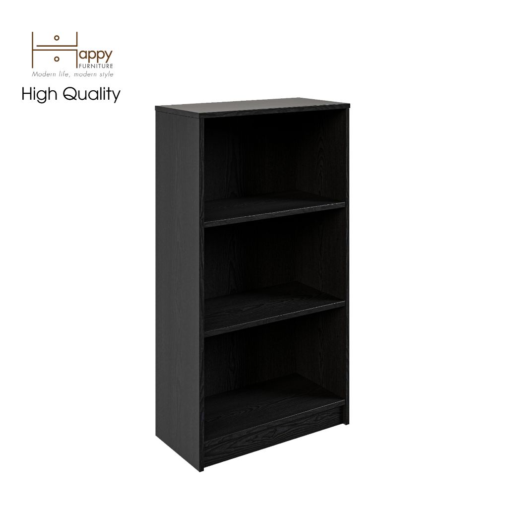 HAPPY FURNITURE , kệ sách 3 tầng - CATY , KSA_001 , 60cm x 28cm x 108cm