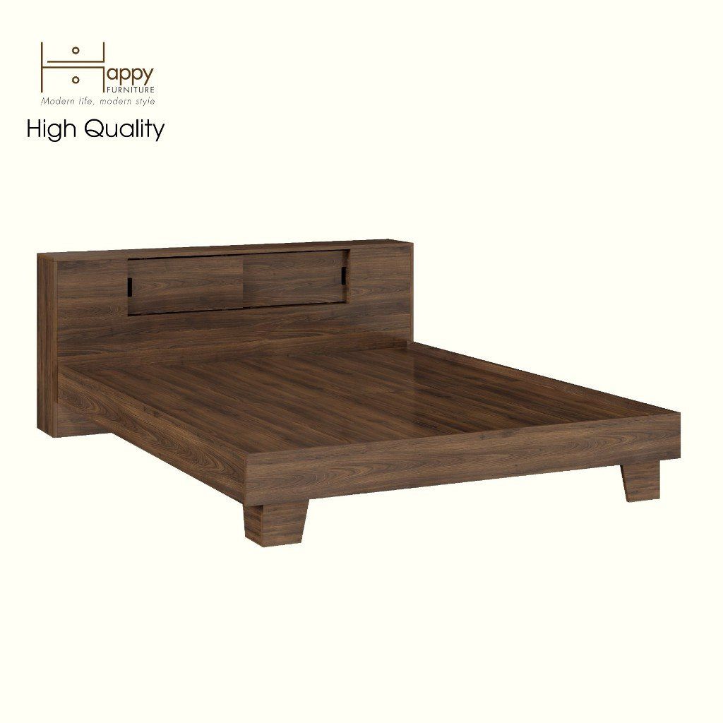 HAPPY FURNITURE , Giường 2 cánh lùa - ALVA , GNG_206 GNG_207 GNG_208 GNG_209, 227cm x 30cm