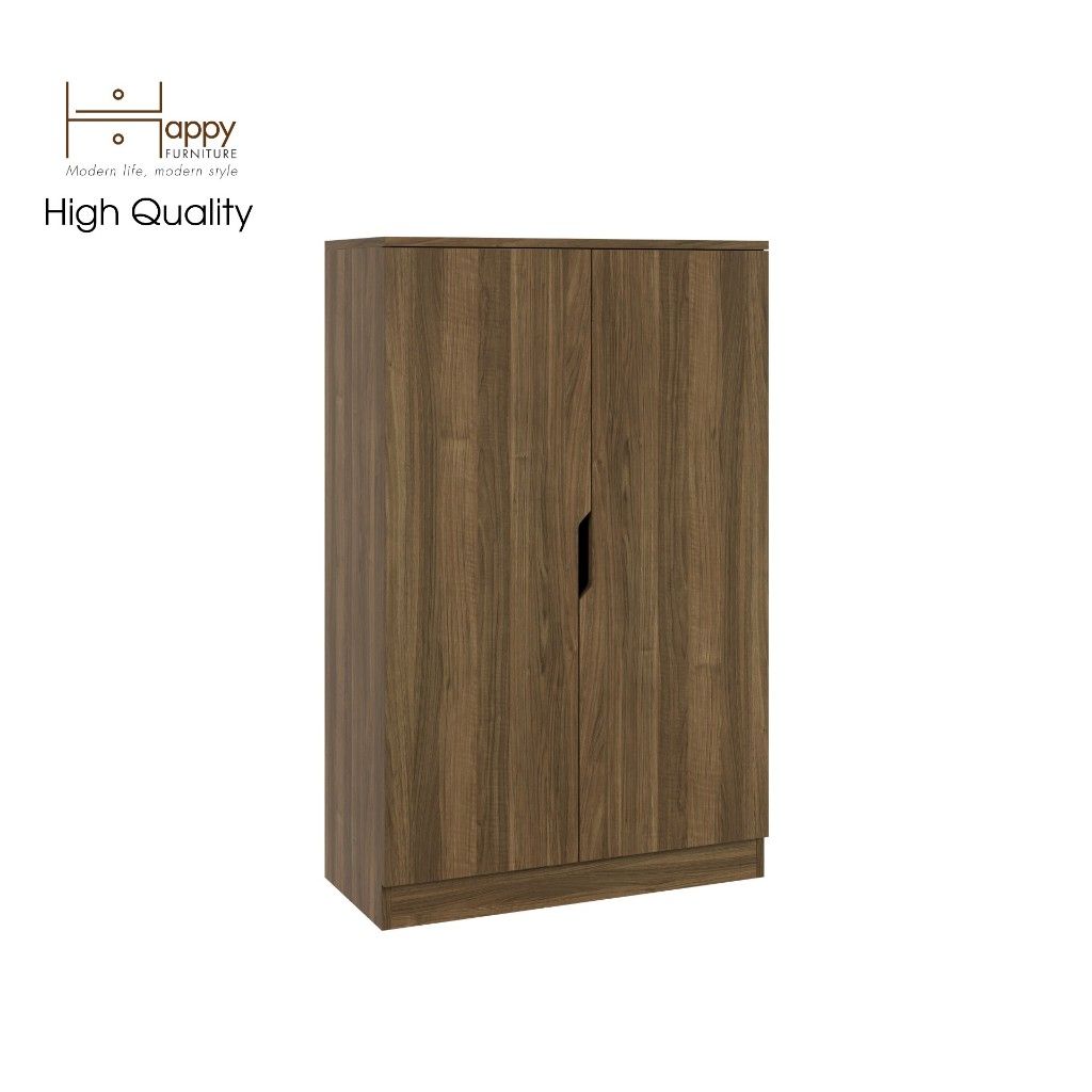 HAPPY FURNITURE , Tủ lưu trữ 2 cửa mở 5 ngăn đựng đồ - DASH , TCM_024 , 76cm x 35cm x 120cm
