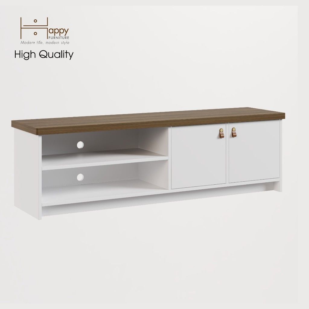 HAPPY FURNITURE , Kệ Tivi 4 ngăn - NOMIA , KTV_009 , 150cm x 38cm x 45cm