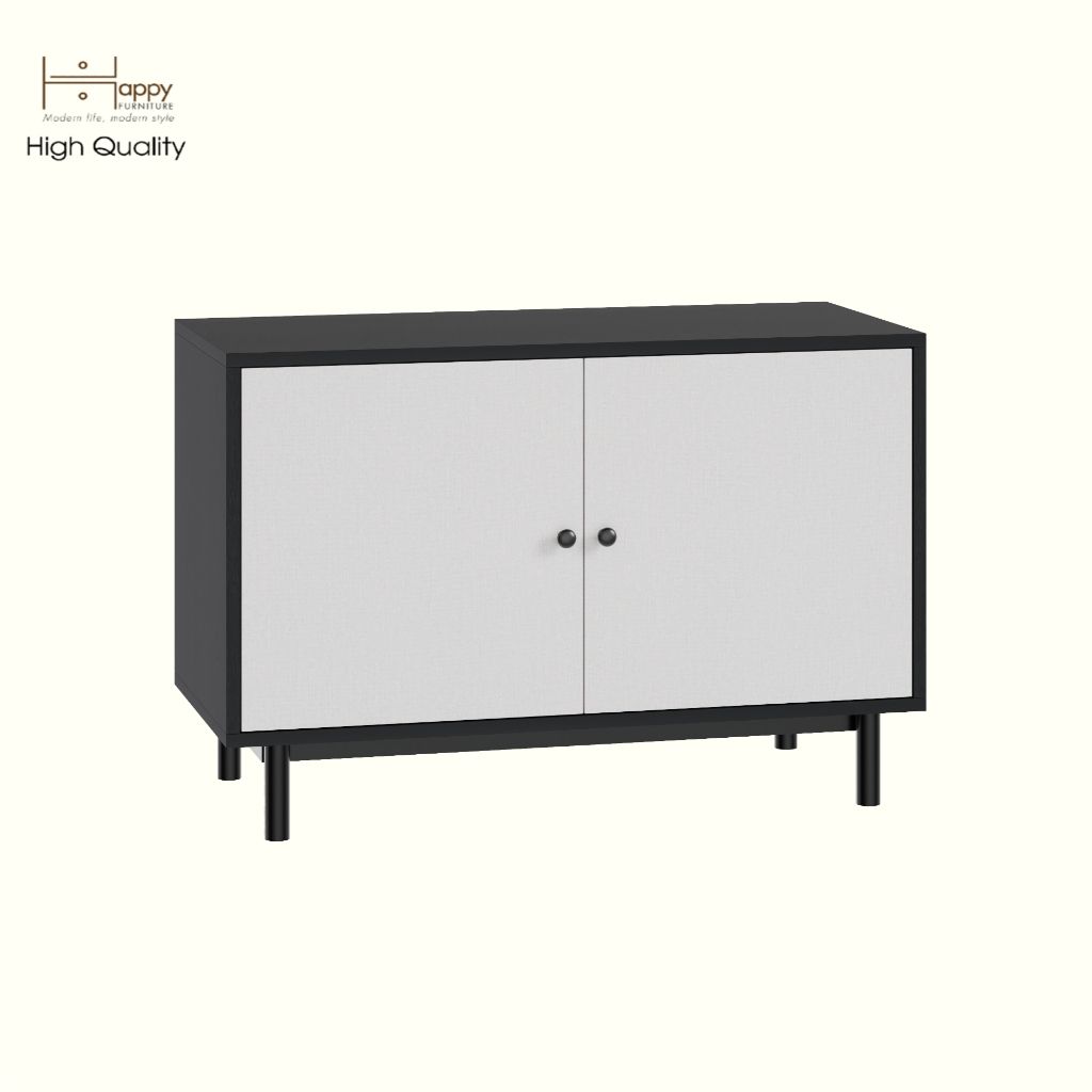 HAPPY FURNITURE , Tủ lưu trữ 2 cửa mở - LIVIK, TCM_236 , 90cm x 40cm x 60cm DxRxC