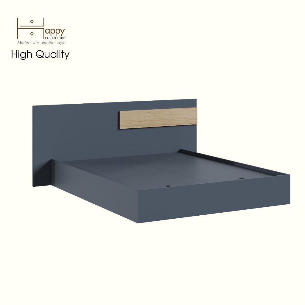 HAPPY FURNITURE , Giườngngủ - SPACE , GNG_242 GNG_243 GNG_244 GNG_245 , 205cm x 28cm DxC