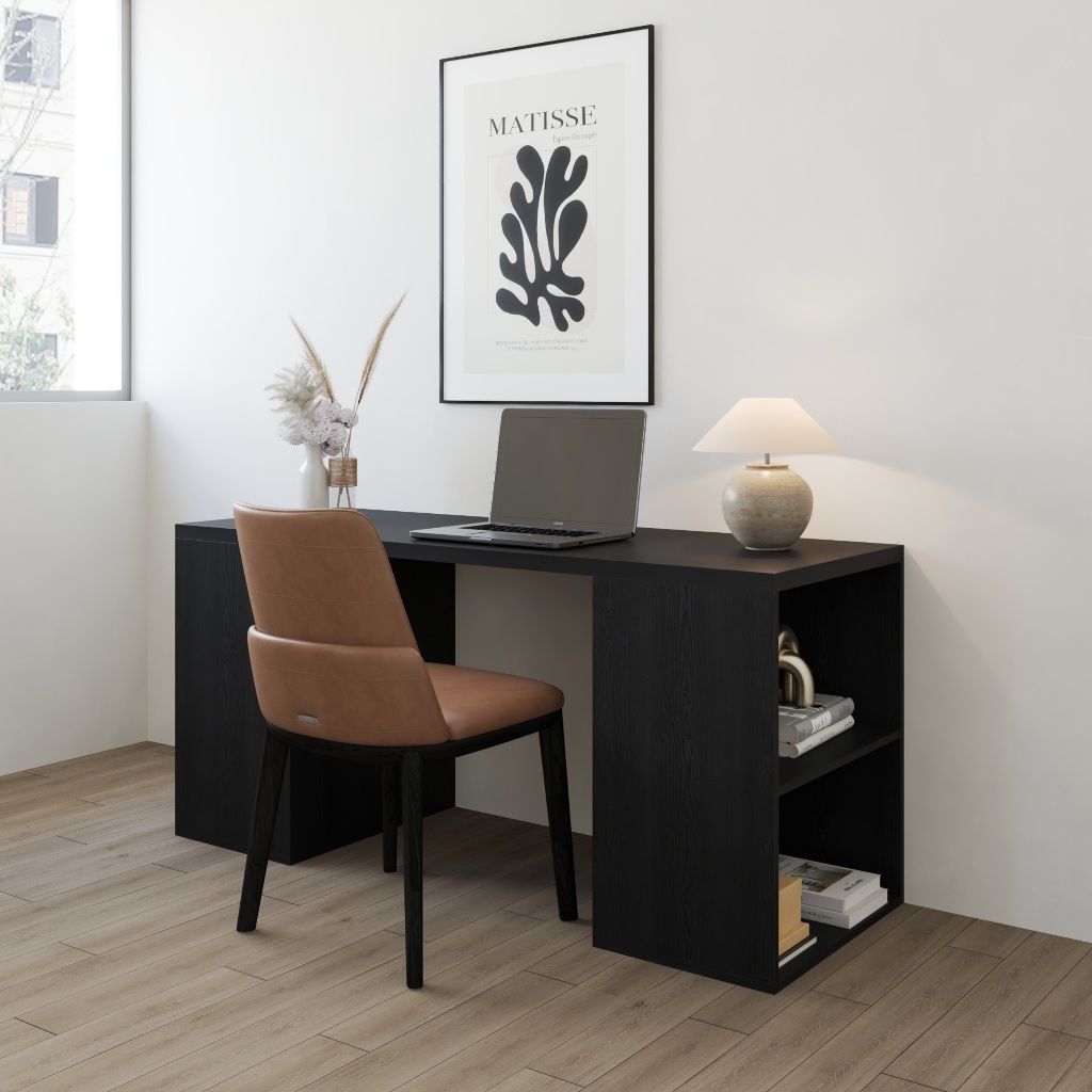 HAPPY FURNITURE , Bàn làm việc 4 ngăn - MAY , BAN_149 , 160cm x 59cm x 75cm DxRxC