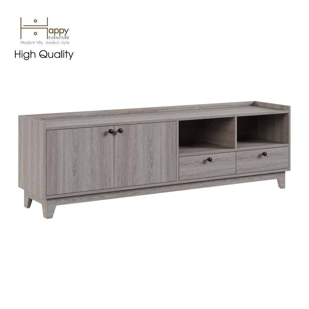 HAPPY FURNITURE , Kệ TV 6 ngăn kéo - KINA , KTV_010 , 180cm x 40cm x 56cm