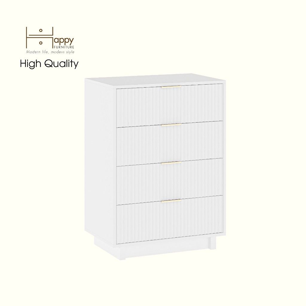 HAPPY FURNITURE , Tủ lưu trữ 4 ngăn kéo - NAMI, THK_240 , 70cm x 45cm x 98cm DxRxC