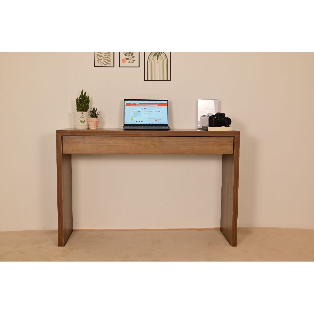 HAPPY FURNITURE , Bàn trang điểm ngăn kéo - DOOBIE , BAN_001 , 120cm x 41cm x 78cm