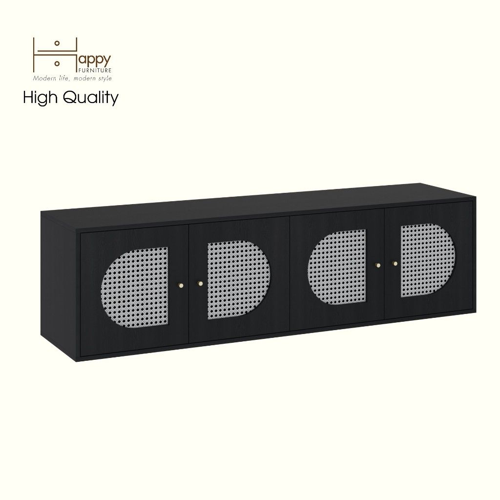 HAPPY FURNITURE , Kệ TV 4 cửa mở - MAY , KTV_093 , 180cm x 45cm x 50cm DxRxC