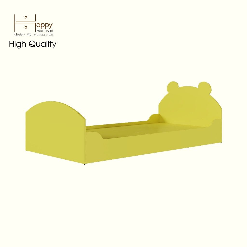 HAPPY FURNITURE , Giường ngủ cho trẻ em - KID , GNG_162 , GNG_163 , 203cm x 20cm