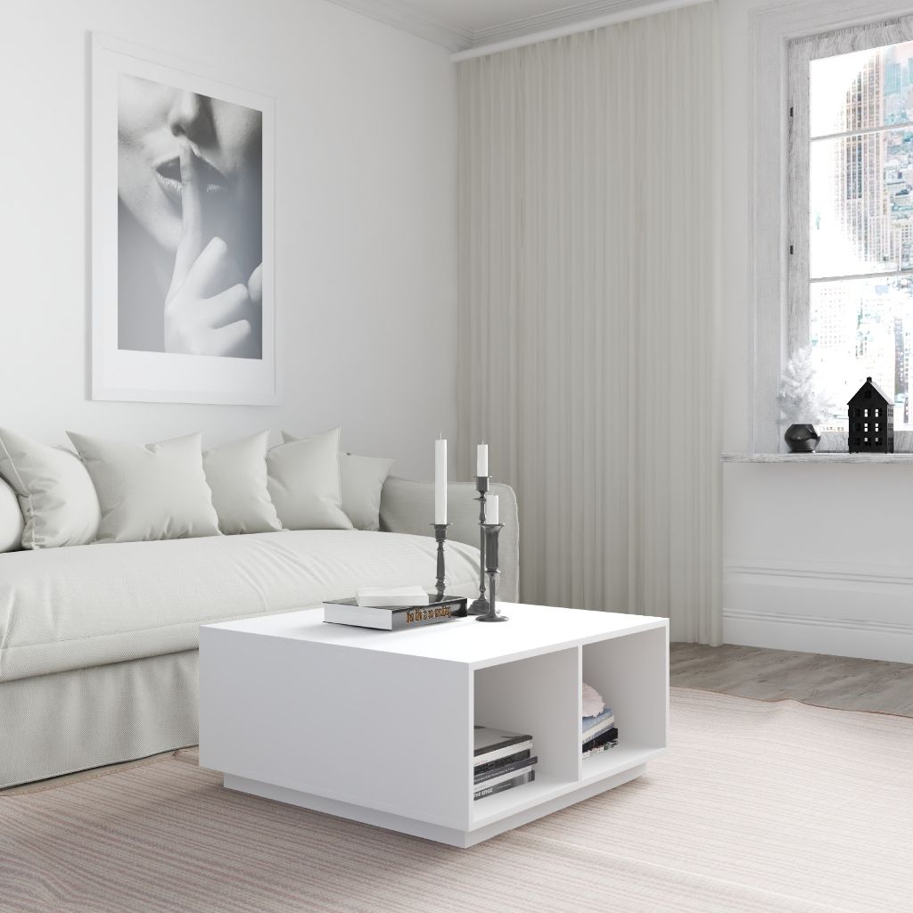 HAPPY FURNITURE , Bàn cà phê Bàn trà - ZANE , BAN_048 , 80cm x 80cm x 38cm