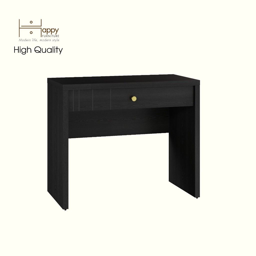 HAPPY FURNITURE , Bàn trang điểm 1 ngăn kéo - JOVIE , BAN_082 , 90cm x 45cm x 75cm