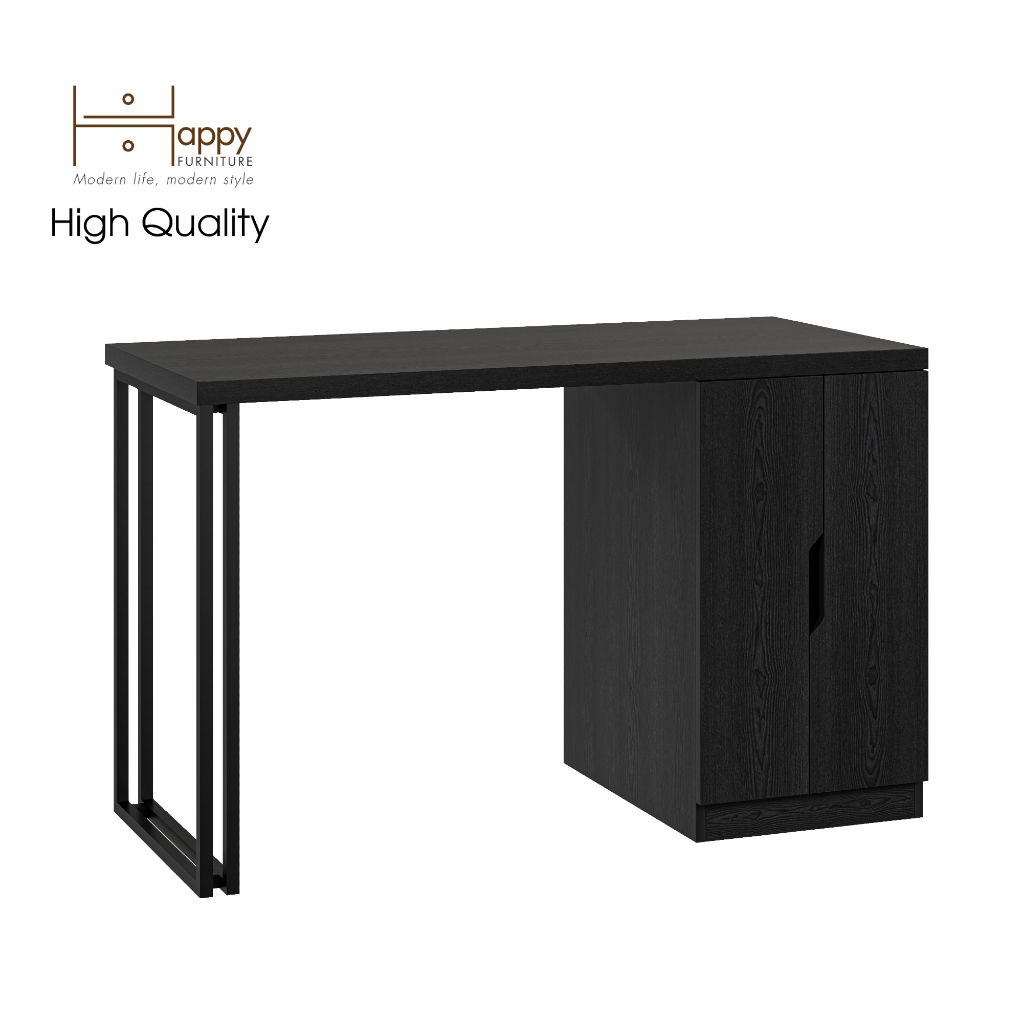 HAPPY FURNITURE , Bàn làm việc chân sắt - DASH , BAN_030 , 120cm x 55cm x75cm