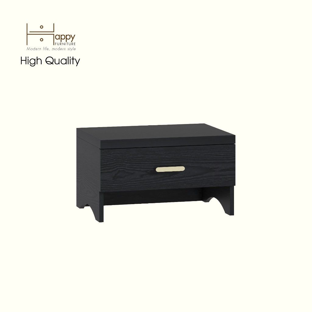 HAPPY FURNITURE , Táp đầu giường 1 ngăn kéo - CHEVY, THK_260 , 55cm x 40cm x 32cm DxRxC