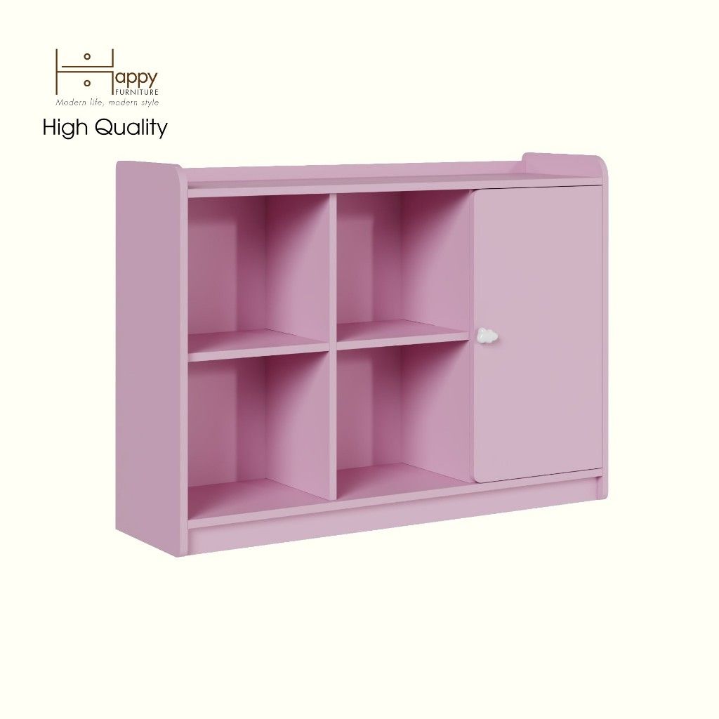 HAPPY FURNITURE, Tủ lưu trữ cho trẻ em - KID, TLT_008, 110cm x 32cm x 80cm