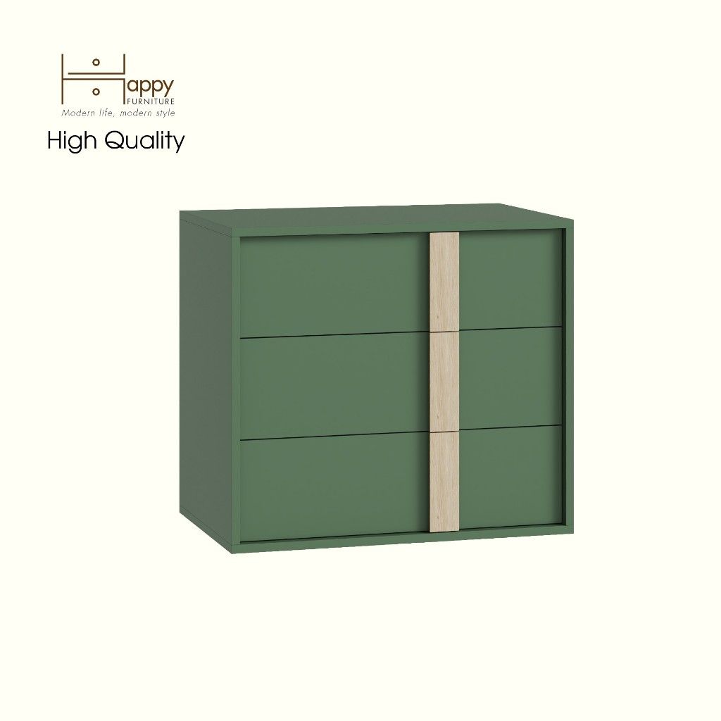 HAPPY FURNITURE , Tủ lưu trữ 3 ngăn kéo - SPACE, THK_283 , 70cm x 45cm x 62cm DxRxC
