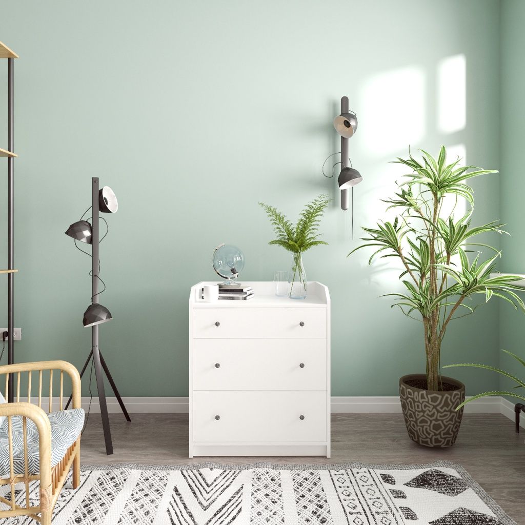 HAPPY FURNITURE , Tủ 3 tầng - CANA , THK_008 , 70cm x 46cm x 84cm