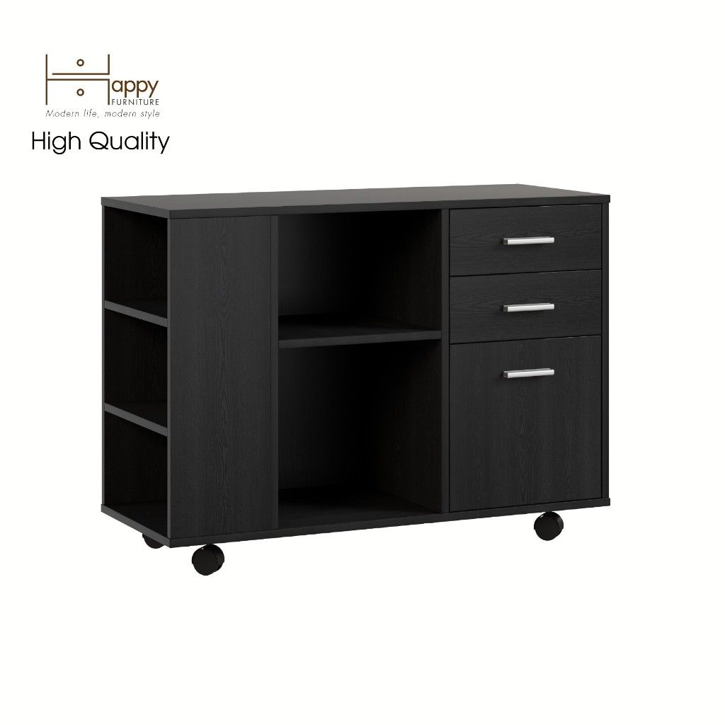 HAPPY FURNITURE , Tủ đựng hồ sơ kết hợp kệ sách - COMFEE , THK_017 , 100cm x 40cm x 66cm