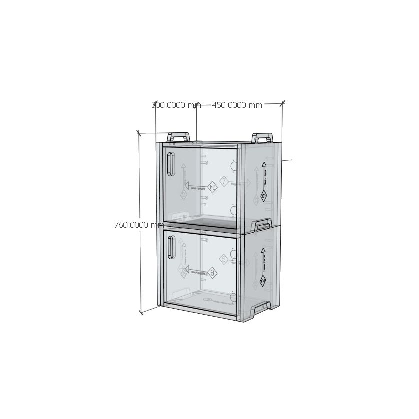 HAPPY FURNITURE , Gỗ tự nhiên , Tủ lưu trữ 2 cửa mở gỗ Plywood - GAMOR , TCM_204 , 45cm x 30cm x 76cm DxRxC