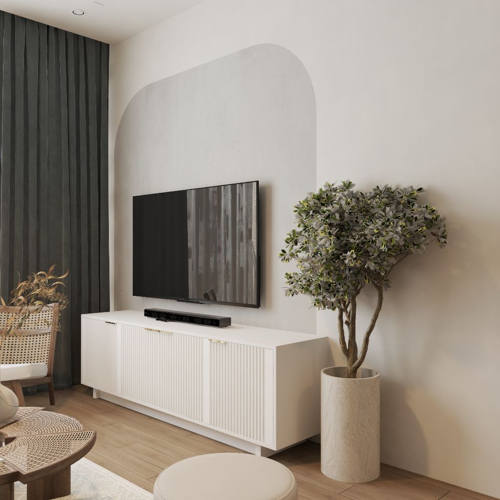 HAPPY FURNITURE , Kệ TV 4 cửa mở - NAMI, KTV_072 , 180cm x 40cm x 56cm DxRxC