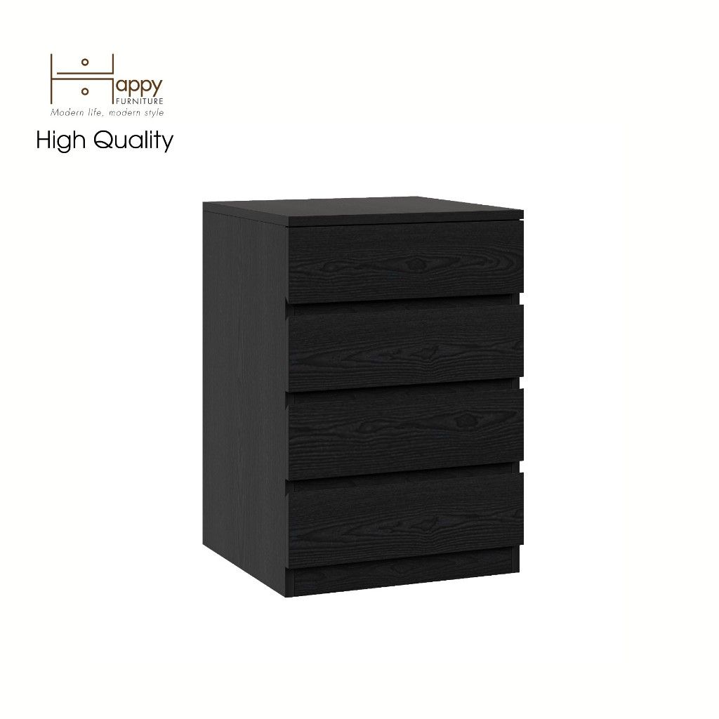 HAPPY FURNITURE , Tủ lưu trữ 4 ngăn kéo - OLA , THK_094 , 45cm x 45cm x 65cm