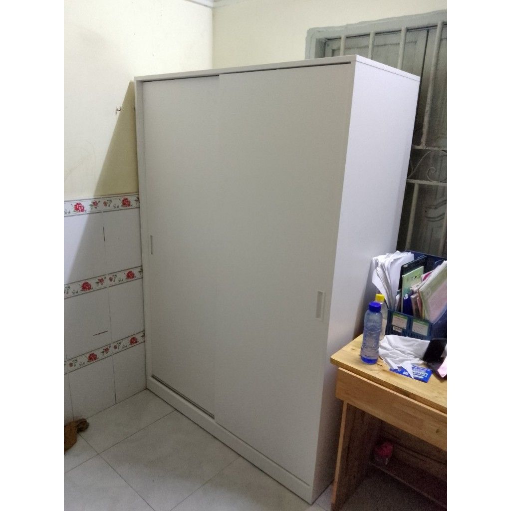 HAPPY FURNITURE , Tủ quần áo 2 cửa lùa - OLA , TCL_024 , 120cm x 59cm x 176cm