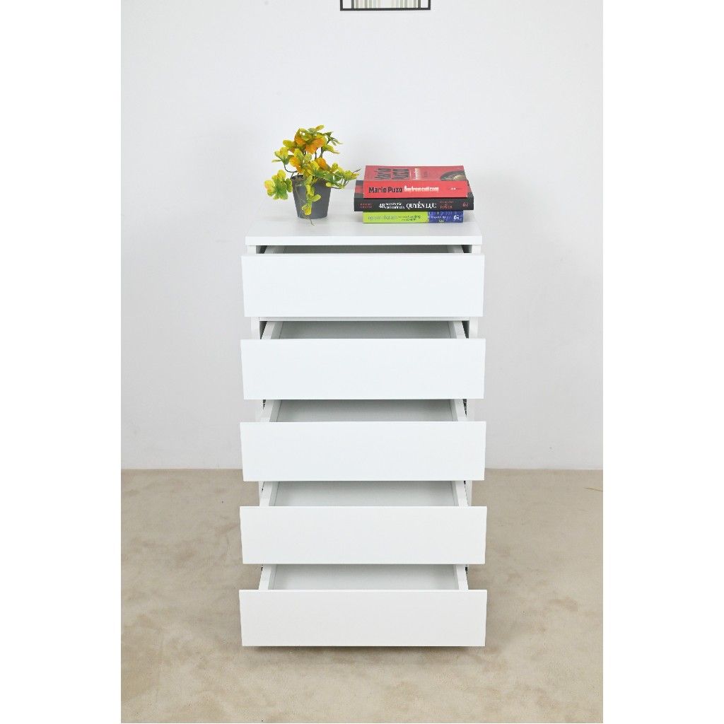 HAPPY FURNITURE , Tủ lưu trữ 5 ngăn kéo - OLA , THK_095 , 45cm x 45cm x 75cm