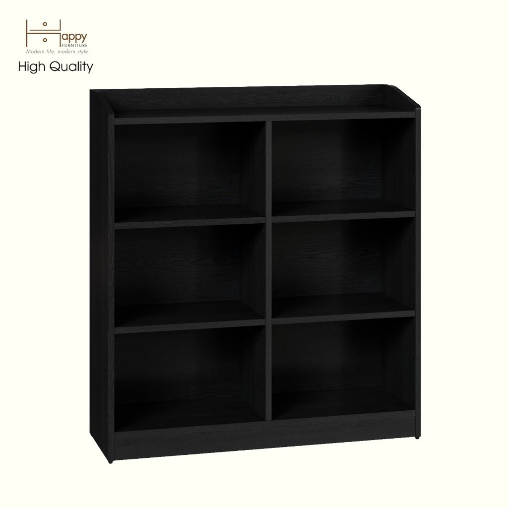 HAPPY FURNITURE , Kệ lưu trữ 6 ngăn - WINNI , KSA_049 , 90cm x 28cm x 98cm