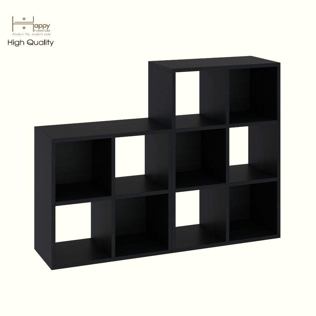 HAPPY FURNITURE , COMBO 2 kệ sách - CHANN, KSA_104 , 108cm x 28cm x 80cm DxRxC