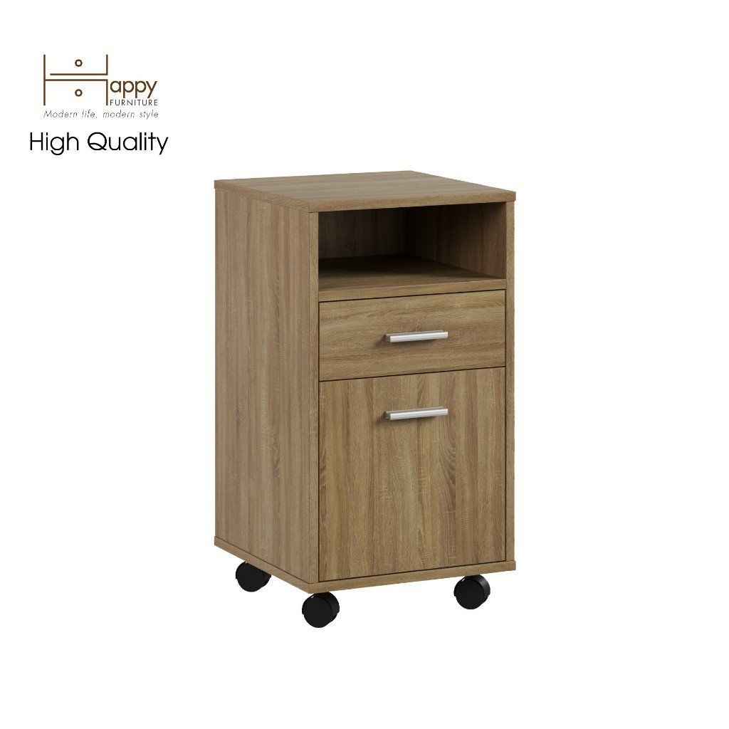 HAPPY FURNITURE , Tủ đựng hồ sơ 3 ngăn - COMFEE , THK_020 , 40cm x 40cm x 66cm