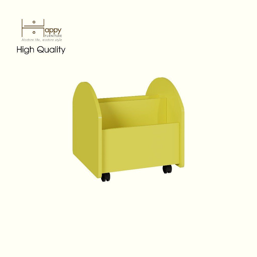 HAPPY FURNITURE , Thùng lưu trữ cho trẻ em có bánh xe - KID , TLT_002 , 45cm x 53cm x 47cm
