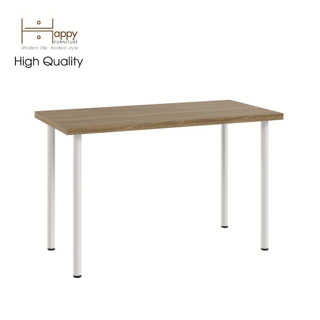 HAPPY FURNITURE , Bàn làm việc 4 chân sắt - LIDA , BAN_013 BAN_014 BAN_015 BAN_016 , 60x75cm(sâu x cao)