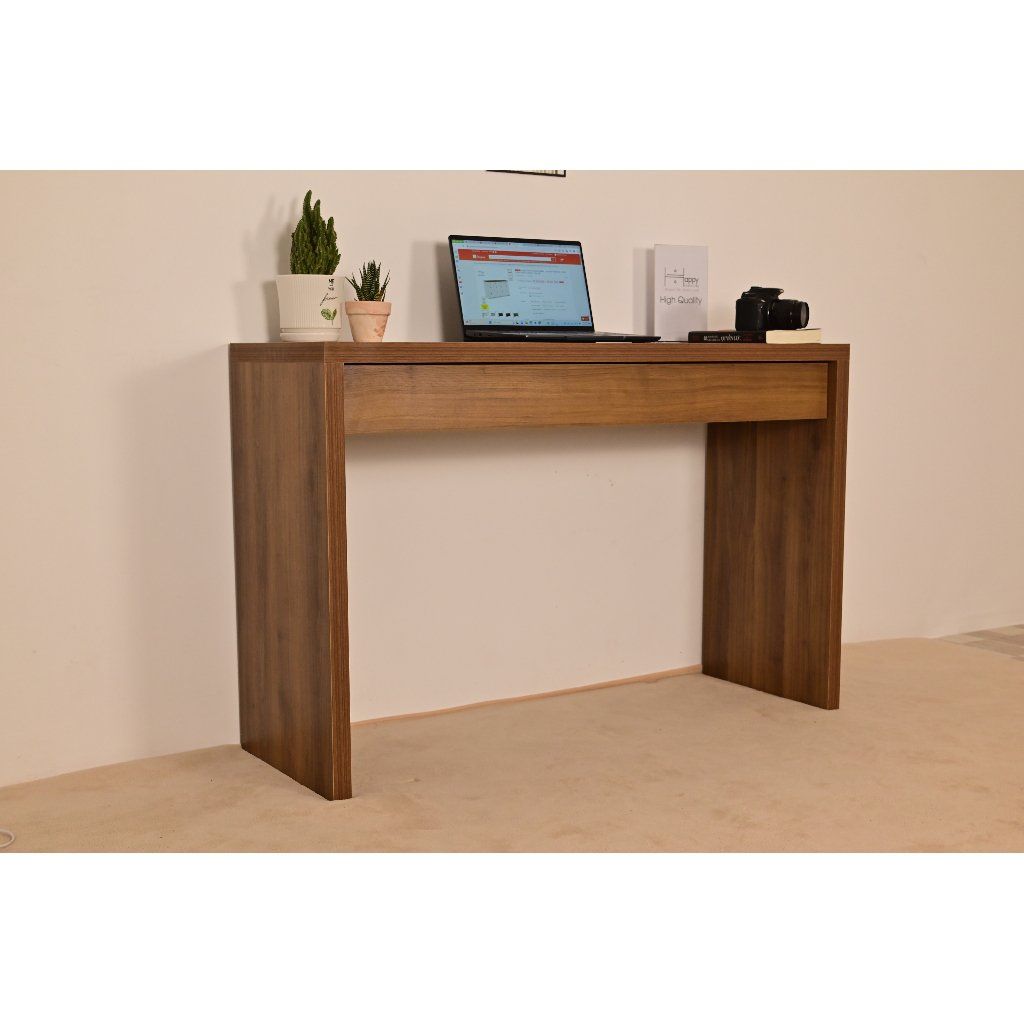 HAPPY FURNITURE , Bàn trang điểm ngăn kéo - DOOBIE , BAN_001 , 120cm x 41cm x 78cm