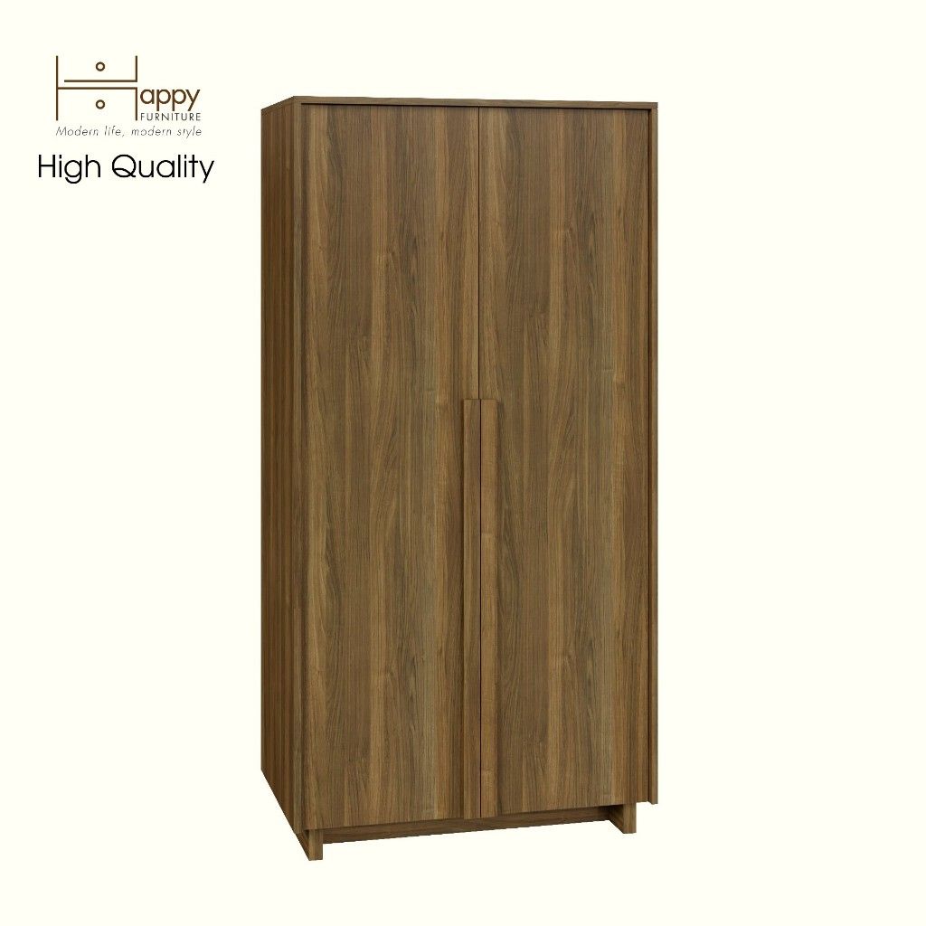 HAPPY FURNITURE , Tủ quần áo 2 cánh mở - MAVIS , TCM_160 , 90cm x 54cm x 180cm
