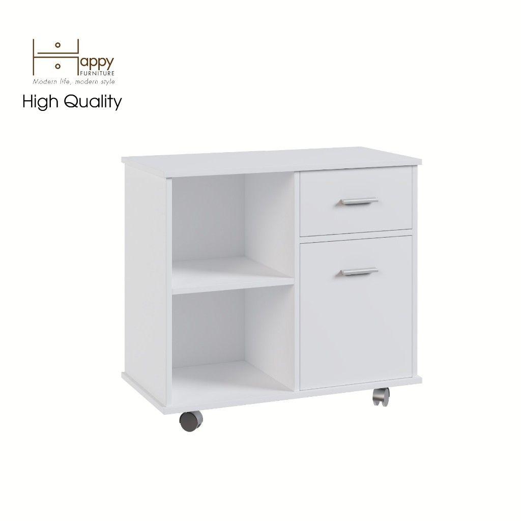 HAPPY FURNITURE , Tủ đựng hồ sơ 4 ngăn - COMFEE , THK_016 , 80cm x 40cm x 66cm