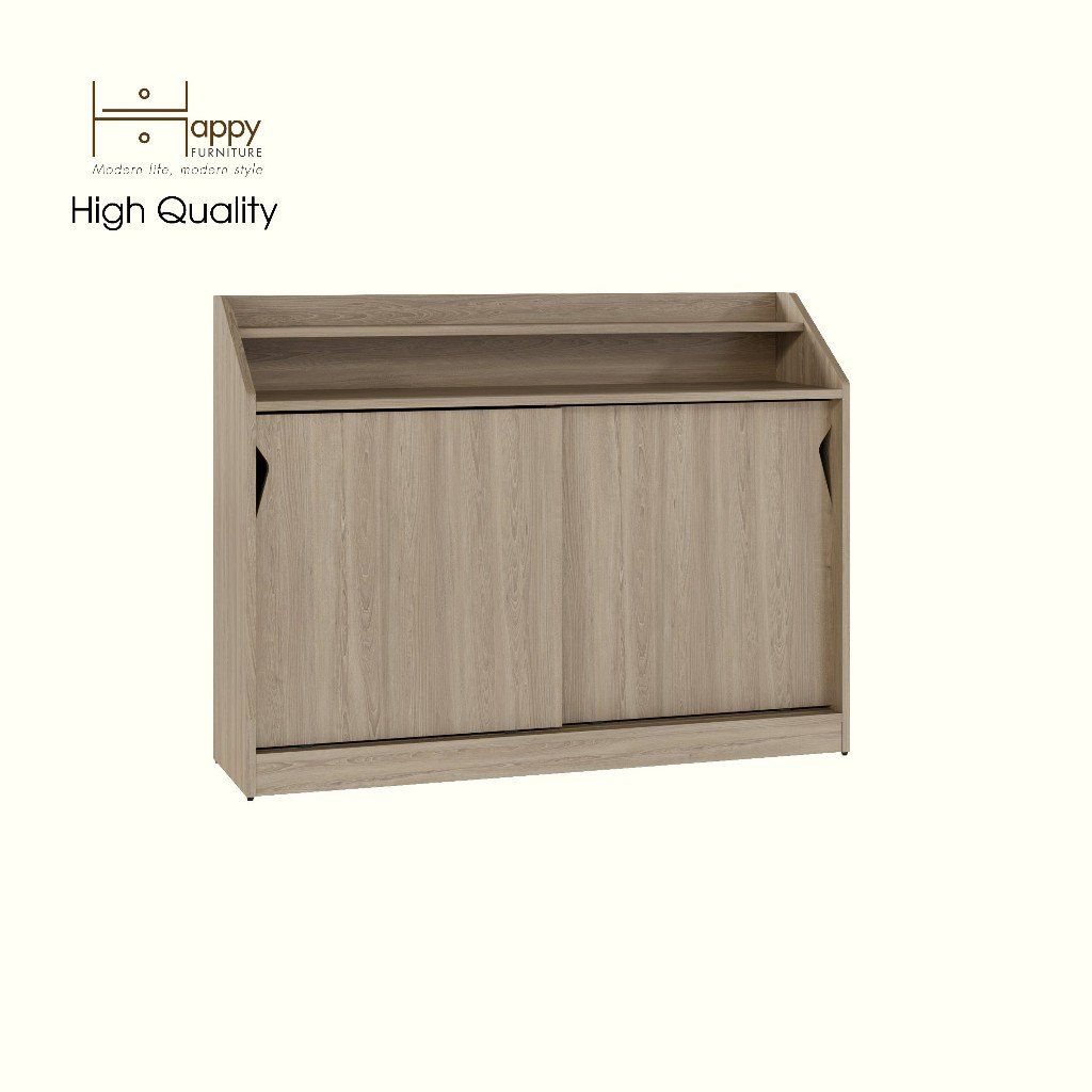 HAPPY FURNITURE , Tủ lưu trữ 2 cánh lùa - WINNI , TCL_037 , 120cm x 34cm x 90cm