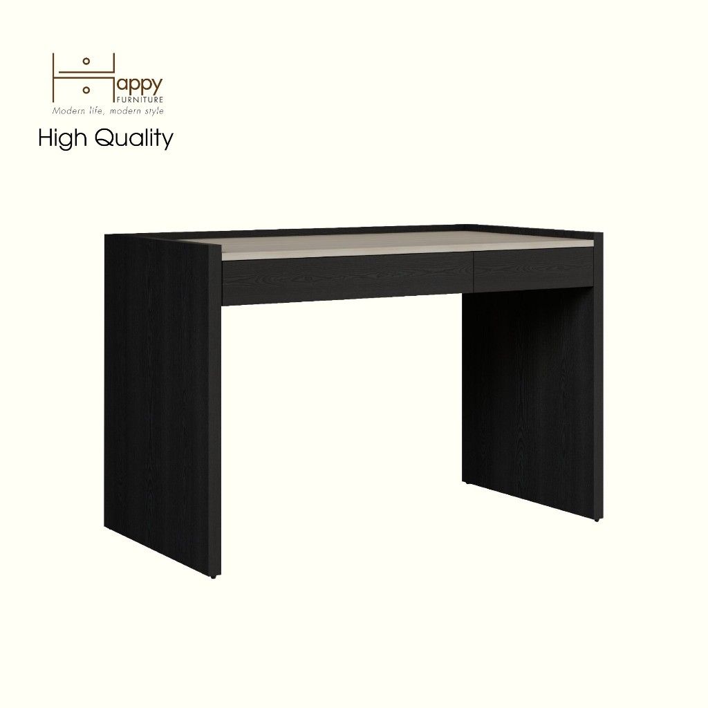 HAPPY FURNITURE , Bàn làm việc 2 ngăn kéo - VIGGO , BAN_088 , 120cm x 59cm x 77cm