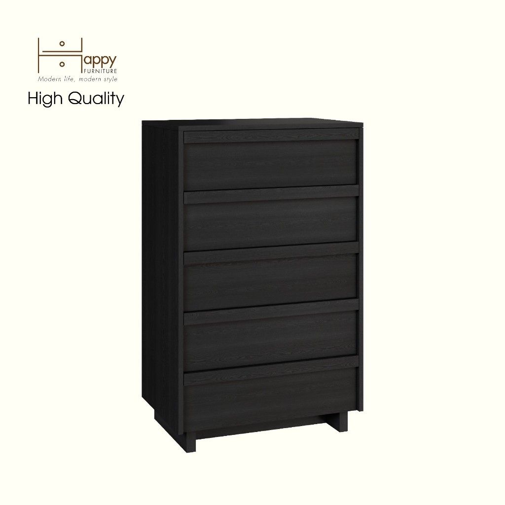 HAPPY FURNITURE , Tủ đựng đồ 5 ngăn kéo - MAVIS , THK_144 , 70cm x 45cm x112cm