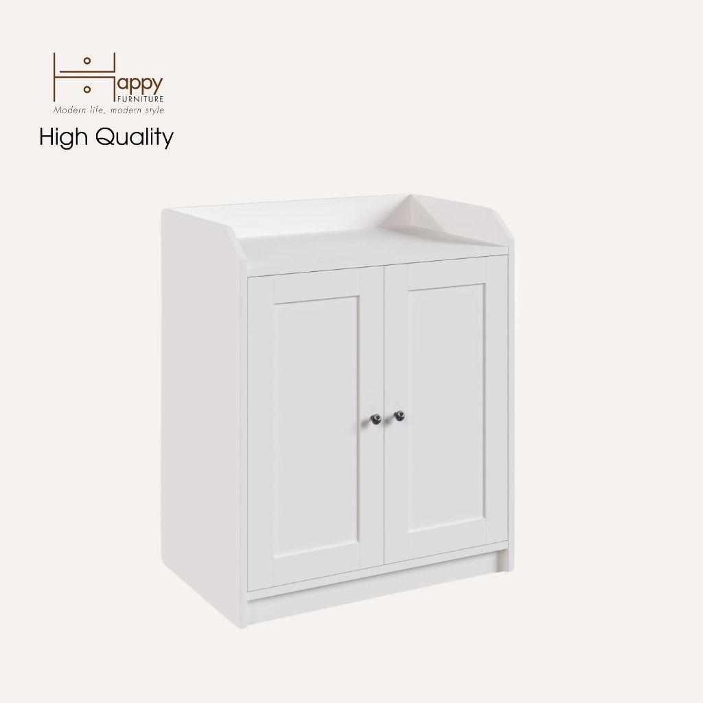 HAPPY FURNITURE , Tủ đựng đồ 2 cửa mở - CANA , TCM_002 , 70cm x 46cm x 84cm