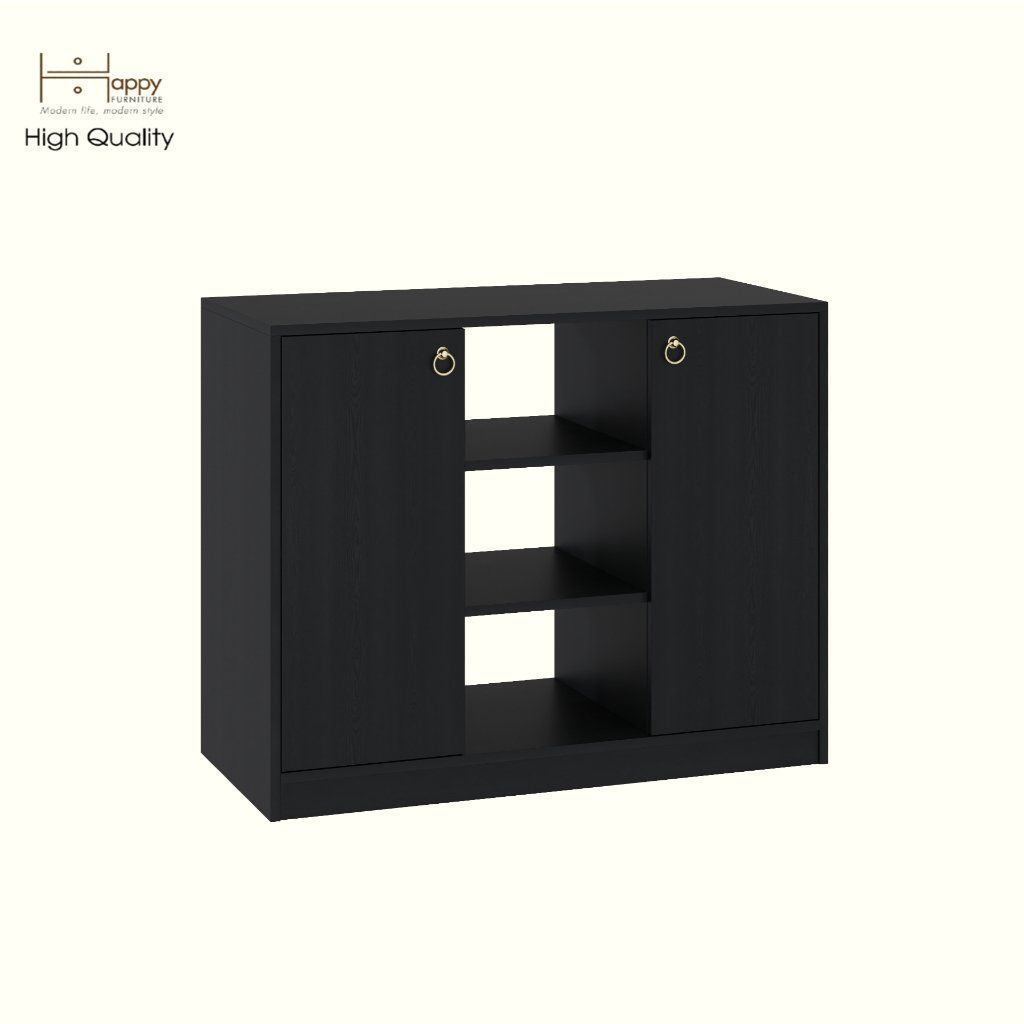 HAPPY FURNITURE , Tủ lưu trữ 2 cửa mở - MERI , TCM_255 , 100cm x 45cm x 80cm DxRxC