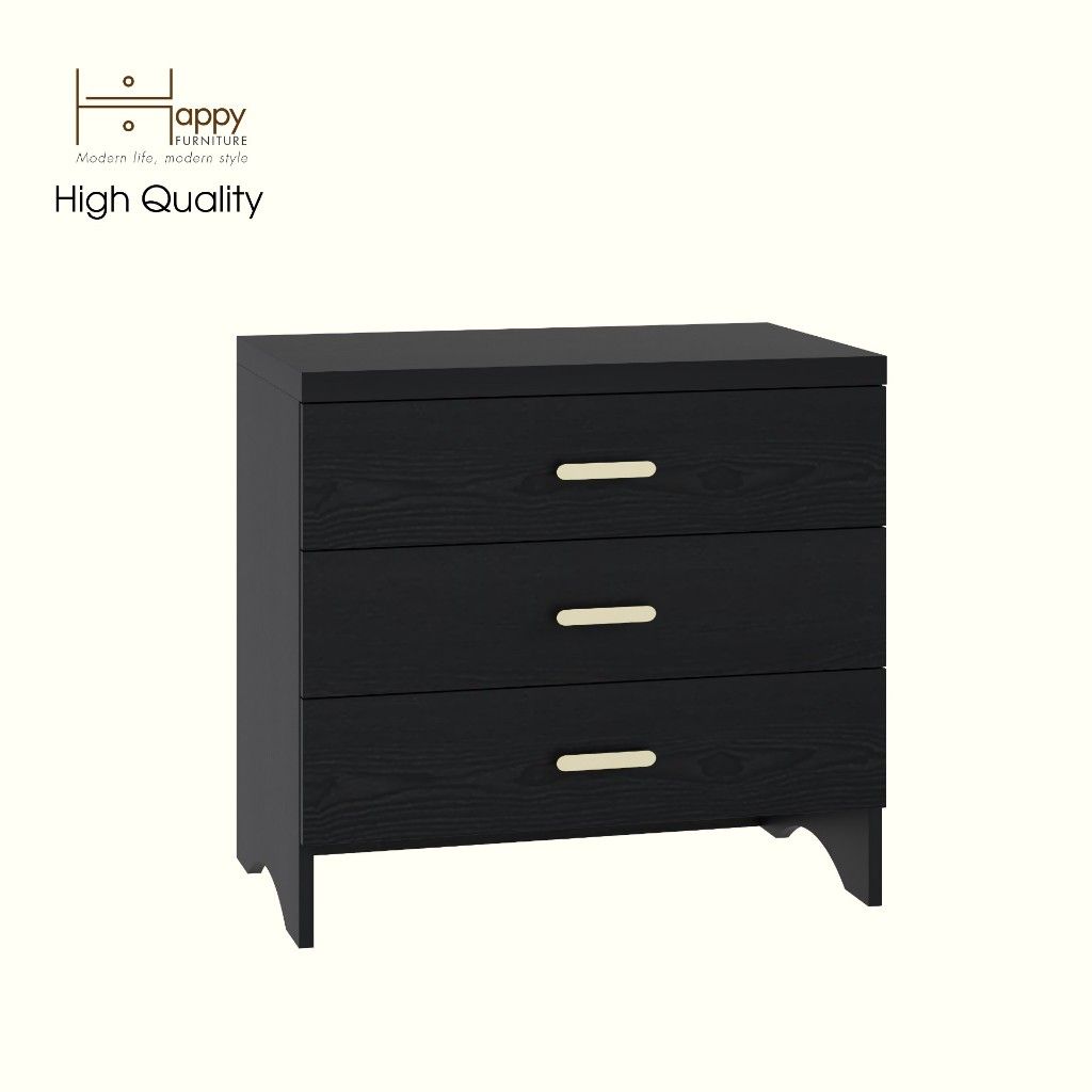 HAPPY FURNITURE , Tủ lưu trữ 3 ngăn kéo - CHEVY, THK_262 , 70cm x 45cm x 65cm DxRxC