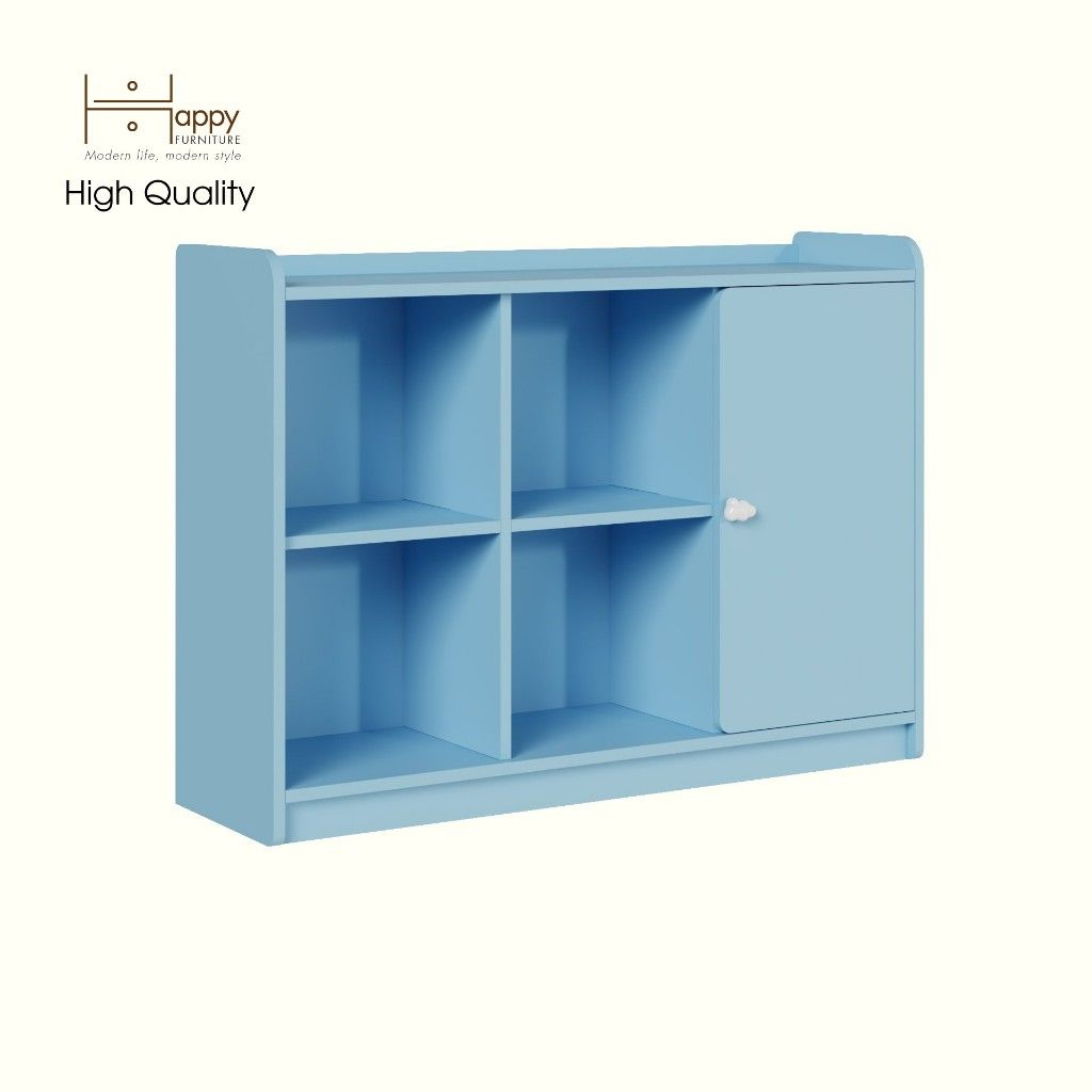 HAPPY FURNITURE, Tủ lưu trữ cho trẻ em - KID, TLT_008, 110cm x 32cm x 80cm
